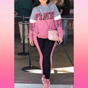 matching pink outfits